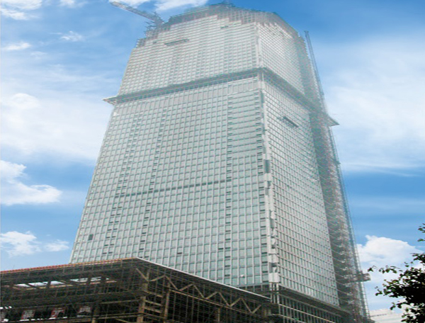 Minsheng bank in wuhan city, hubei province