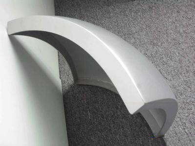 Hyperbolic aluminum veneer